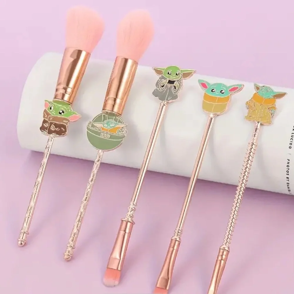Star Wars Baby Yoda Makeup Brush Set, Star Wars Makeup Brushes, Yoda Brushes